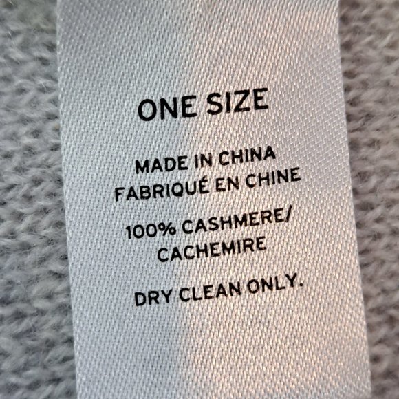 Halogen Cashmere Chevron Print Long Scarf / Wrap - Picture 5 of 7